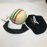 Motomaster Motorcycle Helmet w/Leather Neck Guard and Storage Bag - Size L 59 - 60cm - Pre-Owned - Q92LSK