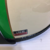 Motomaster Motorcycle Helmet w/Leather Neck Guard and Storage Bag - Size L 59 - 60cm - Pre-Owned - Q92LSK