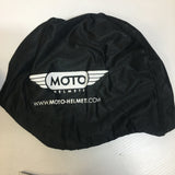 Motomaster Motorcycle Helmet w/Leather Neck Guard and Storage Bag - Size L 59 - 60cm - Pre-Owned - Q92LSK