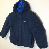 Eddie Bauer Reversible Fleece Hooded Jacket - Size Youth Medium - Pre-Owned - QFEXDW