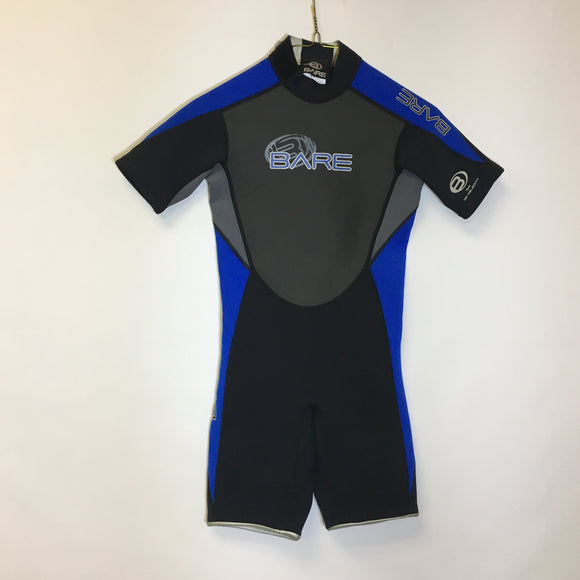 Bare Jr. Velocity Shorty 2mm Wetsuit - Size Jr. 10 - Pre-Owned - RK5Z1H
