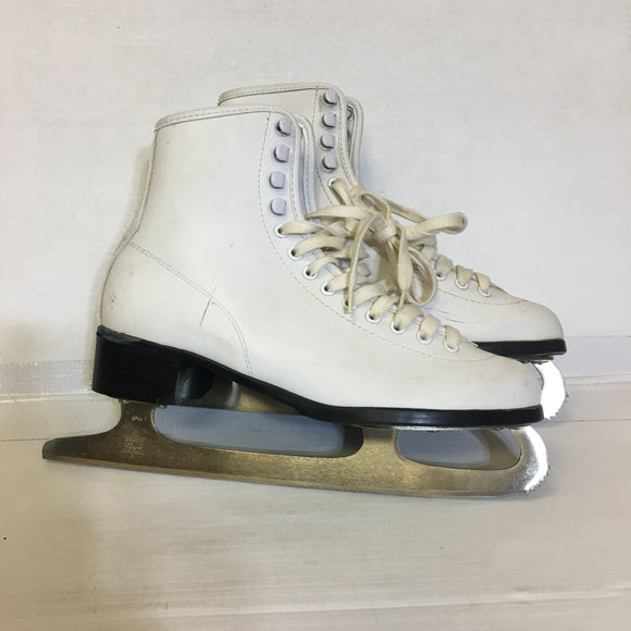 CCM Pirouette White Figure Skates - Size Woman's 8 - Pre-Owned - RNKSHL