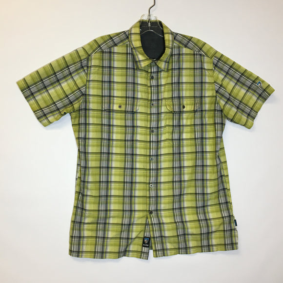Kuhl Mens Eluxur Button Up Short Sleeve Shirt - Size Medium - Pre-Owned - S64K67