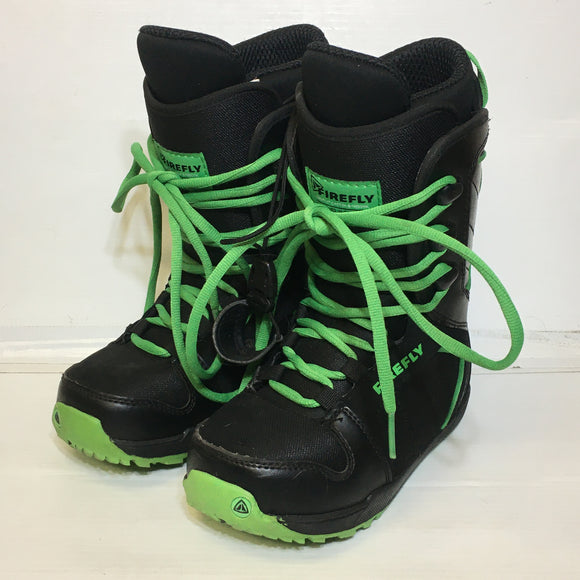 Firefly Youth Snowboard Boots - Size Y3 - Pre-Owned - SSLN67