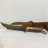 Original German Moose Skinner Knife - Blade Length 8.25" / Overall 13.75" - Pre-Owned - SUL2JX