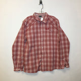 Jack Wolfskin Men's Flannel Button-Up - Large - Pre-Owned - T91N55