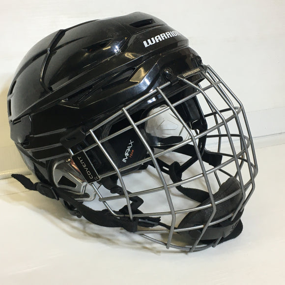 Warrior Convert RS Pro Hokcey Helmet w Cage - Size YL - Pre-owned - TVRR5U