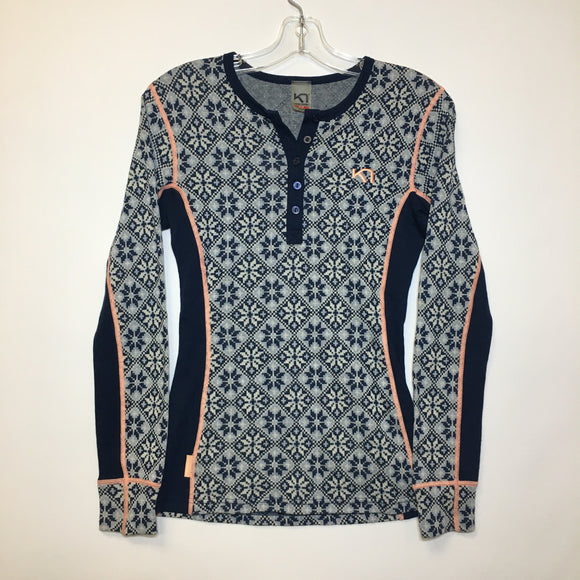 Kari Traa Women's Thermal Long Sleeve Shirt - Size S - Pre-Owned - V1JN3T
