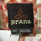 Prana Men's Flannel Button Up Shirt - Size: Large - Pre-Owned - VAEX8G