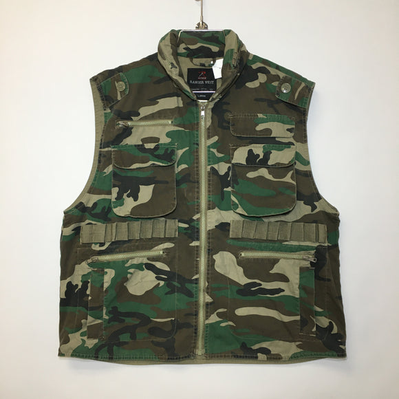 Rothco Men's Ranger Hunting Vest - Size L - Pre-Owned - VE4P4F