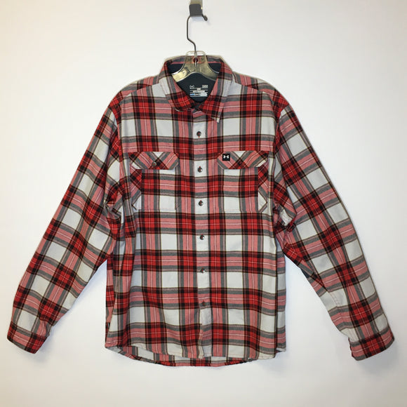 Under Armour Mens Flannel Button Up - Size Large - Pre-Owned - VF1YY3