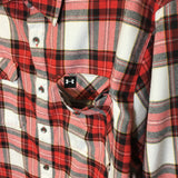 Under Armour Mens Flannel Button Up - Size Large - Pre-Owned - VF1YY3