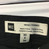 MEC Men's Stretch Hiking Pants - Size 30x43 - Pre-Owned - W529AL