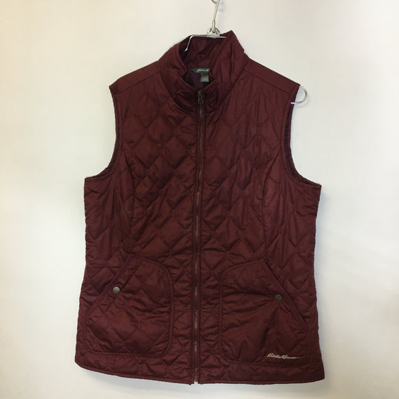 Eddie Bauer Womens Quilted Vest - Size Large - Pre-owned - W6HUKY