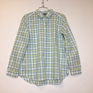 Eddie Bauer Mens Long Sleeve Plaid Button Up Shirt - Size Medium - Pre-Owned - WEZ5B1