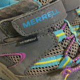 Merrell Kids Hilltop Mid Quick-CL Waterproof Hiking Shoes - Size 13M - Pre-Owned - X4JCA4