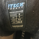 Itech 2500 Men Hockey Skates - Size 8 - Pre-Owned - XHSW1L