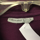 Icebreaker Womens Fullzip Midlayer - Size Large - Pre-Owned - YX8UZY