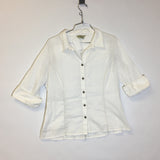 Royal Robbins Women's V-Neck 3/4 Sleeve Shirt - Size L - Pre-owned - YY63VF
