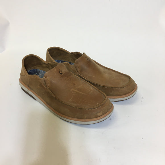 OluKai Mens Leather Shoes - 8.5 US - Pre-owned - Z4S17W