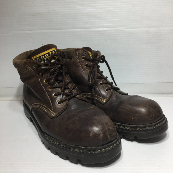 Roots Mens Leather Boots - Size 10 - Pre-owned - Y2KRG8