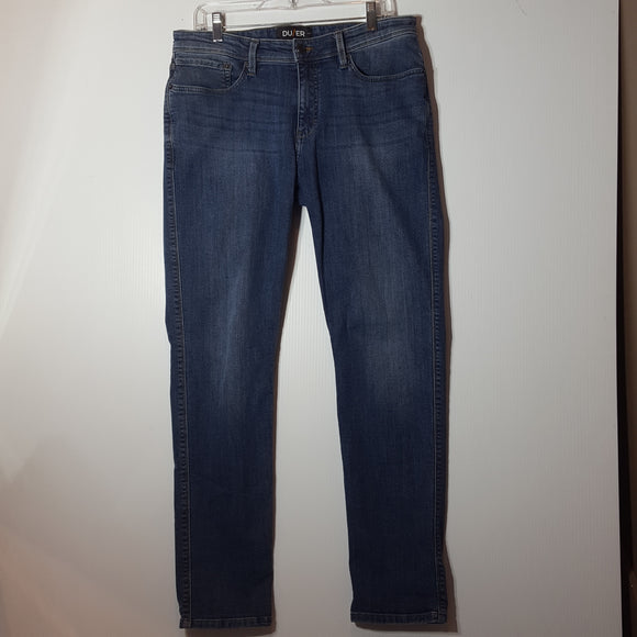 Women's True Shape Jeans, High-Rise Straight-Leg Fleece-Lined | at L.L.Bean