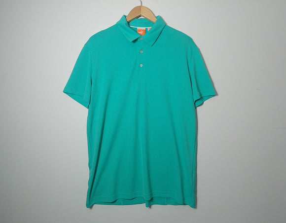 Puma Mens SS Polo Shirt - Size L - Pre-owned - 957G9Y