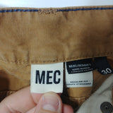 MEC Mens Hiking Shorts - Size 30 - Pre-owned - HY2Y1L