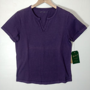 Woolrich Womens Split Neck Tee - Size XS - Pre-owned - UFPSRV